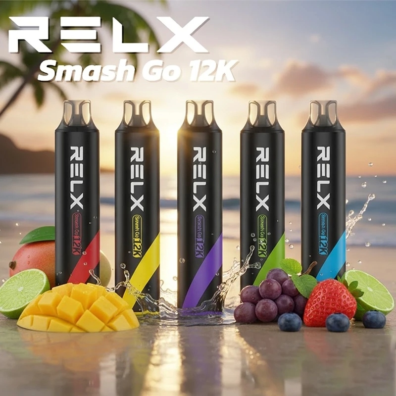 Relx Smash Go 12000口拋棄式電子煙|多種口味持久享受|比傳統更耐用